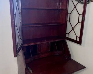 Antique Mahogany Secretary Desk $65.00