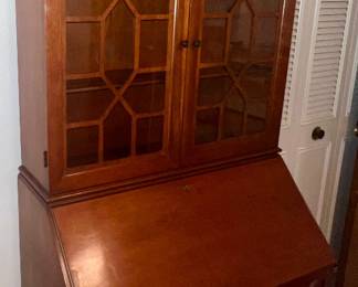 Antique Cherry Secretary Desk $145.00