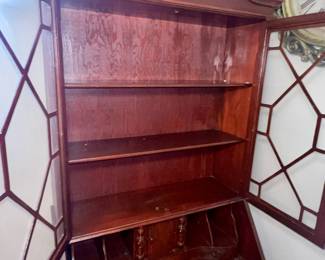 Antique Mahogany Secretary Desk $65.00