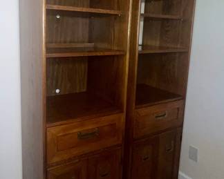 Retro Oak Stereo Cabinets $45.00 Pair