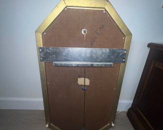 Vintage Hollywood Regency Theatrical Shadow Box Wall Sconces $450.00 Pair