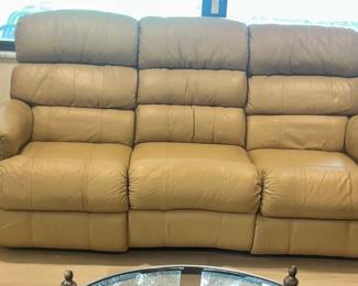 La-Z-Boy Leather Dual Recliner Sofa $295.00