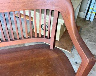 Antique Oak Courthouse/Lawyer Bench $375.00