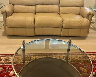 La-Z-Boy Leather Dual Recliner Sofa $295.00