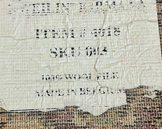 Belgium 100 % Wool Rug 5'6" x 8' $125.00