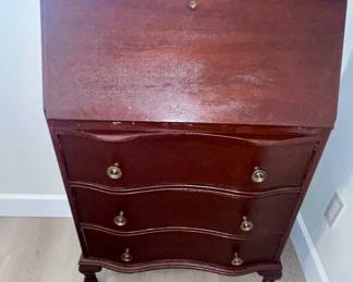 Antique Mahogany Secretary Desk $65.00