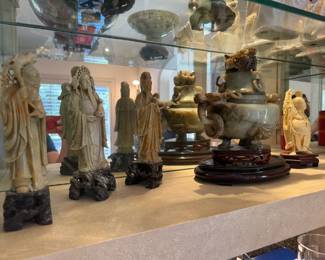 Large carved jade censer