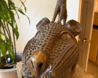 Benin Bonze Leopard head