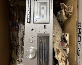 Vintage cassette player