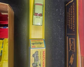 Vintage Matchbox Superfast SF-4 Double Loop Race Set by Lesney Products, England (circa 1970s). Includes original box, track pieces, accessories and Matchbox Superfast cars. Estate fresh and in very good vintage condition. A great collectible for Matchbox enthusiasts. $175 plus actual shipping costs or local pickup.