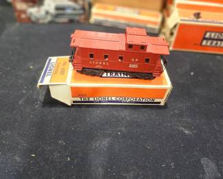 1957-1959 Lionel No. 6357 Illuminated Caboose (Postwar O Gauge). New Old Stock in original Lionel box and estate fresh. Collector-grade example with excellent original finish and detailing. A desirable addition to any Lionel postwar train collection. $125 plus actual shipping costs or local pickup available.