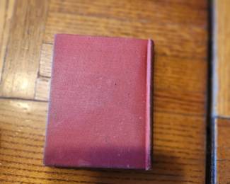 Antique Pocket Books & Leather Diary (2-Piece Lot) – c. 1899–1906 Two antique pocket-sized books including a genuine leather Ward's Little Diary with handwritten notes and a Daily Food devotional dated 1899. Original bindings with age-appropriate wear and period inscriptions. A nice collection for antique book, ephemera, and Victorian paper collectors.  Price: $35.00 for the lot  Buyer pays shipping or local pickup available.