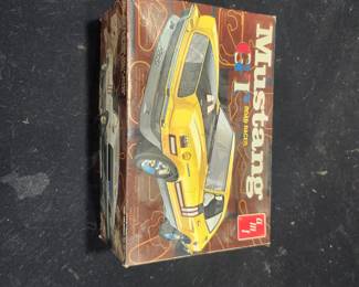 Vintage AMT 1/25 Mustang GT Road Racer plastic model kit (circa 1983-84). New Old Stock in original box. Never assembled and collector owned. Features authentic racing decals and detailed parts. Excellent addition to any Mustang or model kit collection. $79 plus actual shipping cost or local pickup available.
