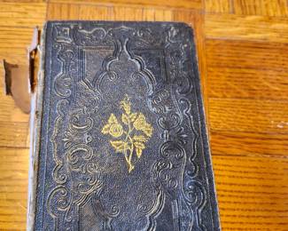 Antique 1843 edition of The Rose: or Affection's Gift edited by Emily Marshall and published by D. Appleton & Co., New York. Features original embossed decorative binding with gilt floral design and steel engravings. A beautiful Victorian-era gift book and wonderful collectible for antique book enthusiasts. $149 plus actual shipping or local pickup.