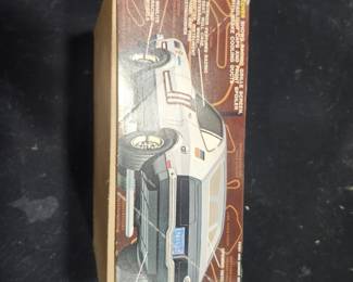 Vintage AMT 1/25 Mustang GT Road Racer plastic model kit (circa 1983-84). New Old Stock in original box. Never assembled and collector owned. Features authentic racing decals and detailed parts. Excellent addition to any Mustang or model kit collection. $79 plus actual shipping cost or local pickup available.