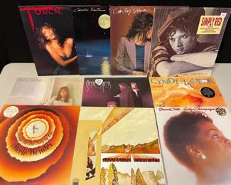 Stevie Nicks Cyndi Lauper Stevie Wonder More Vinyl LPs