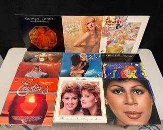 Vinyls By Rod Stewart Quincy Jones Steve Milker Band Others
