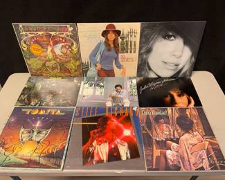 Vinyls By Lionel Ritchie Carly Simon Linda Ronstadt More