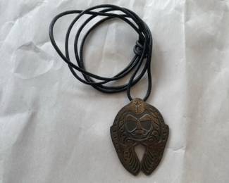 Northwest Coast Native Style Silver Necklace