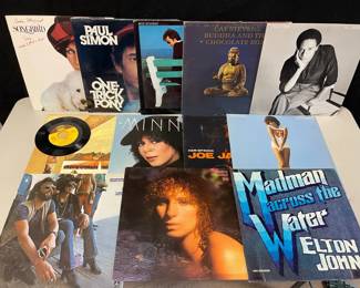 Vinyls By Elton John Paul Simon Stevie Wonder More Plus Bonus 33 13 RPM Single
