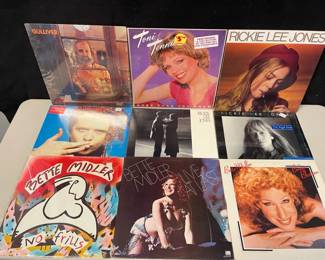 Vinyls By Bette Midler Rickie Lee Jones Others