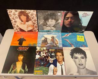 Vinyls By Huey Lewis The News Loggins Messina Melissa Manchester Others