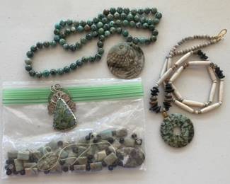 Stone Beads and Necklaces for Wear and Repair