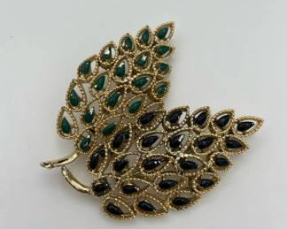 2 Vintage Gerrys Leaf Broaches