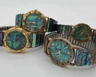 Vintage Ronica And Xandu Abalone Watches