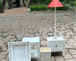 White Whimsical Accent Furniture
