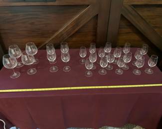 24 Piece Riedel Set of Wine Stems