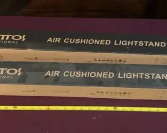 2 Giottos Air Cushioned Light Stands