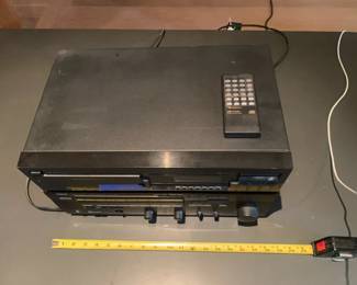 Yamaha Stereo Receiver  Nakamichi CD Player