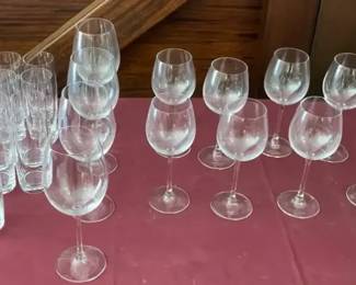 Nachtmann Crystal  Glasses  Wine Stems 31Pc