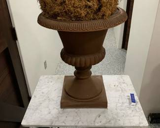 Marble Top Table  Decorative Planter