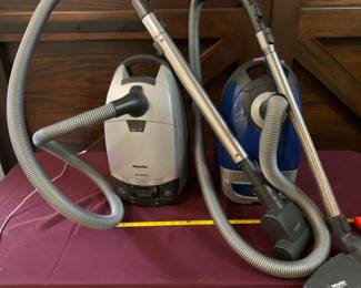 2 Miele Vacuums Pieces  Aluminum Models