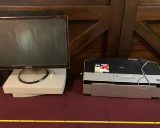 HewlettPackard ScanJet 5200C Epson Stylus Photo R2880 and Samsung LED 27  Monitor