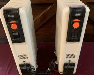 2 Delonghi Space Heaters 1500W
