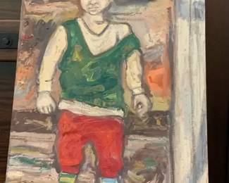 Impressionist Painting Signed Stoller