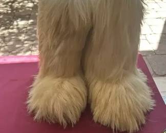 Vtg Apollo Saba Yeti  Fur Boots
