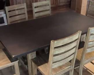 IndoorOutdoor Dining Set W6 Chairs