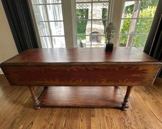 Hooker double drop leaf table with drawers!