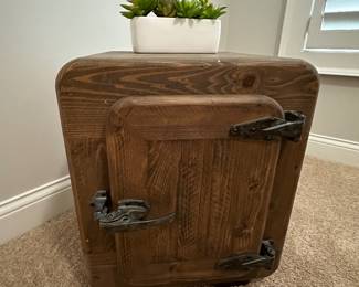 Restoration Hardware Durant Locker side table/nightstand