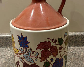 Lot 26: Decorative “Jug” Cookie Jar 