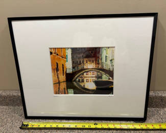 Lot 30: “All’s Quiet, Venice” Photo signed