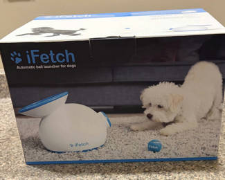 Lot 34: “IFetch” Automatic Ball Launcher for Dogs NEW!