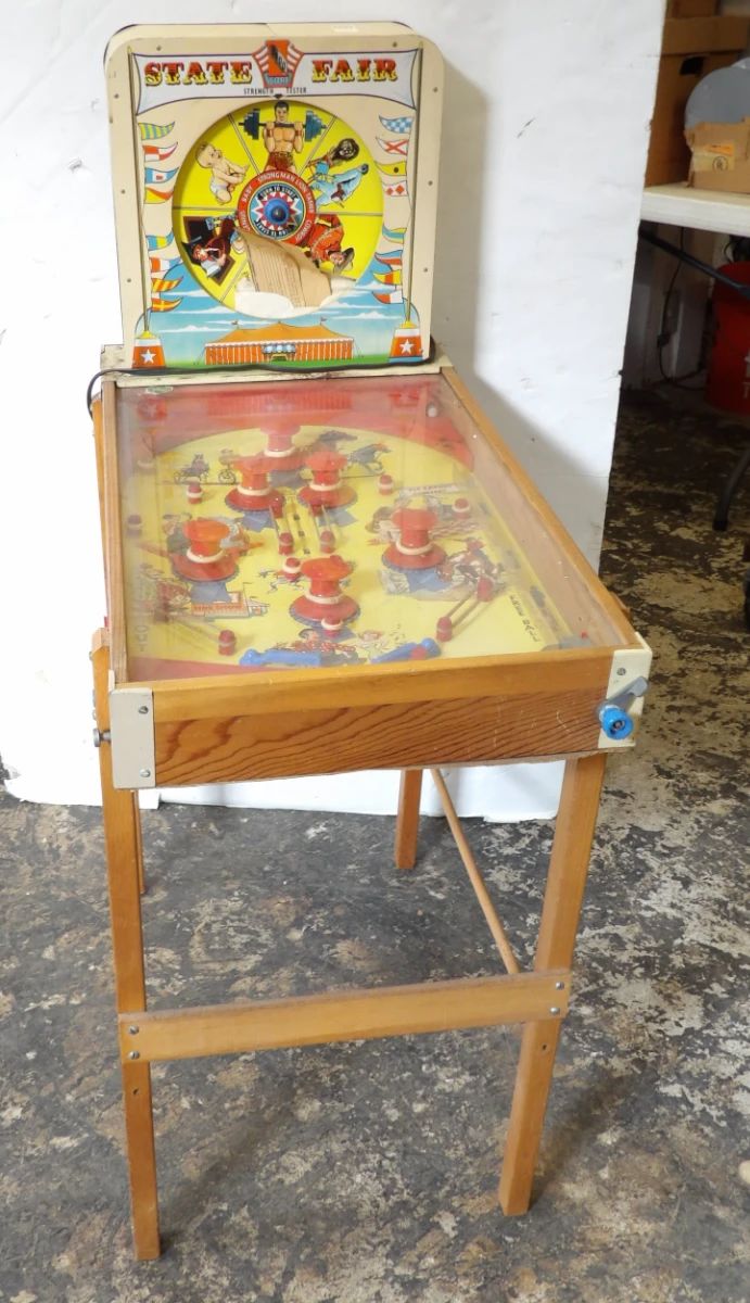 Vintage pin ball game