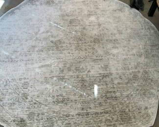 Lot 32: Round Area Rug From Pier 1