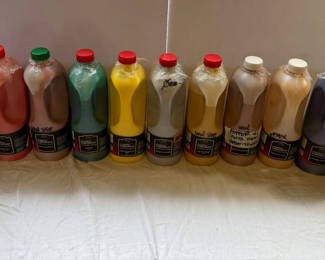 Lot 70: Custom Fluid Paint Colors Including Fluid Art Products 