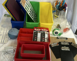 Lot 134: Assorted Office and School Supplies